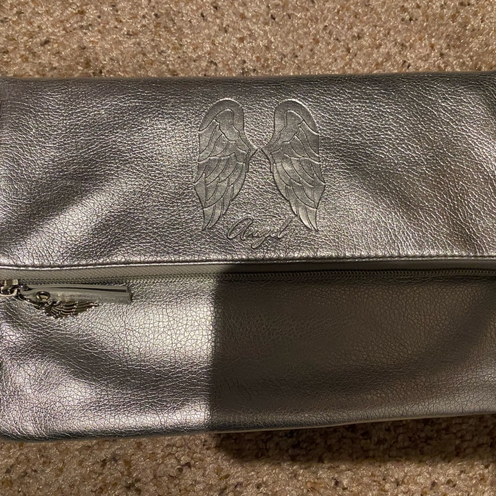 Silver Victoria’s secret folder over clutch